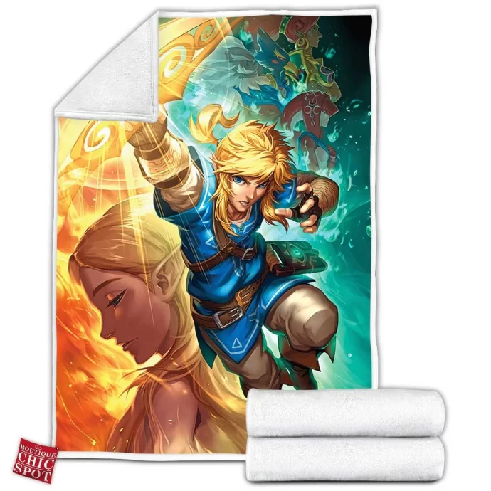 The Legend Of Zelda: Breath Of The Wild Fleece Blanket