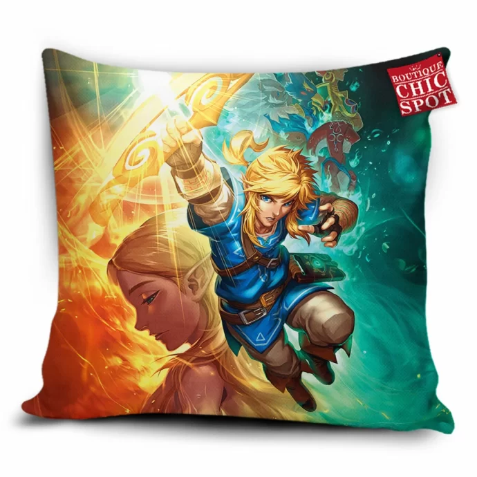 The Legend Of Zelda: Breath Of The Wild Pillow Cover