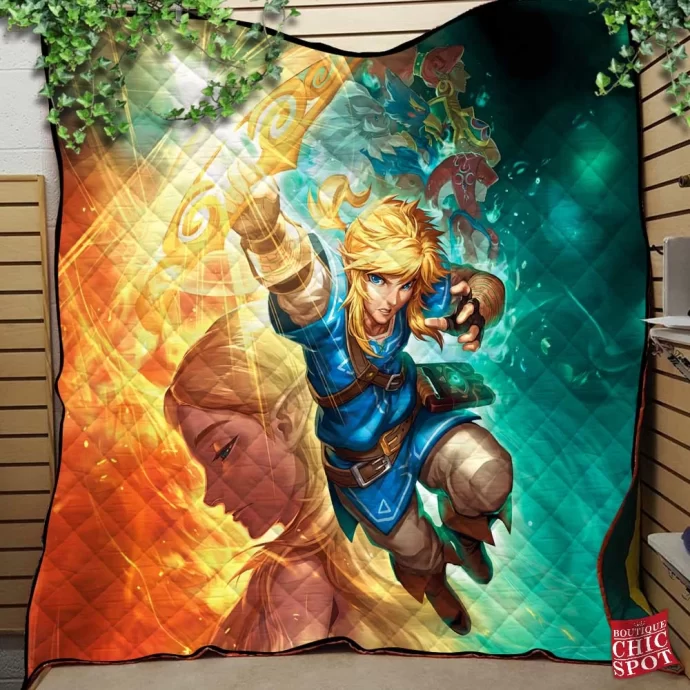 The Legend Of Zelda: Breath Of The Wild Quilt Blanket