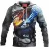Dragon Fleece-Hoodie, Fantasy Fleece-Hoodie