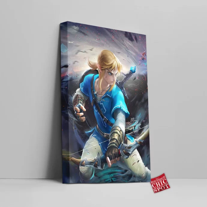 Link Zelda Canvas Wall Art