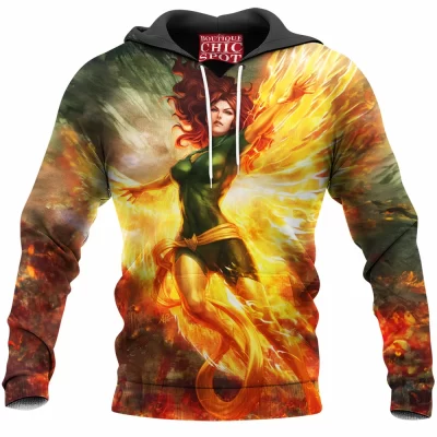 Comic Hoodie, Jean Grey Hoodie, X-men Hoodie