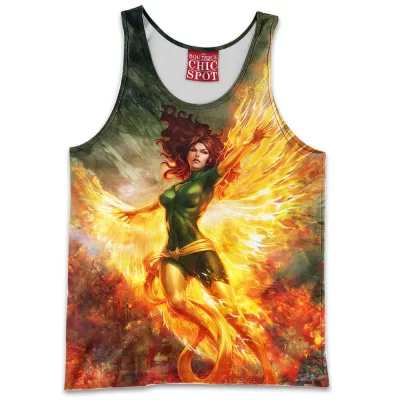 Comic Tank-Top, Jean Grey Tank-Top, X-men Tank-Top