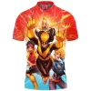 Comic Polo Shirt, X-men Polo Shirt