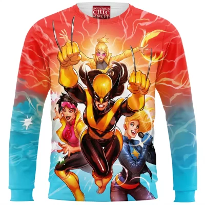 Comic Sweatshirt, X-men Sweatshirt, Superhero Sweatshirt