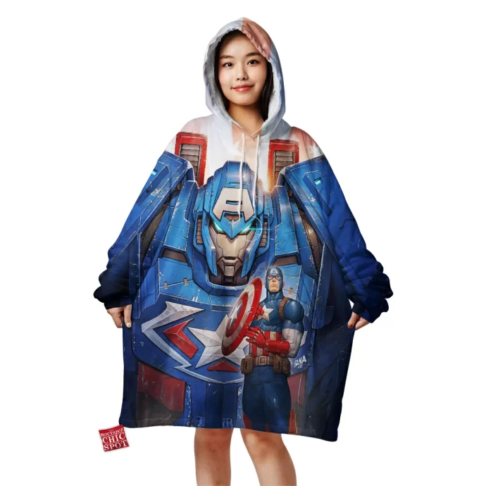 Captain America Blanket Hoodie