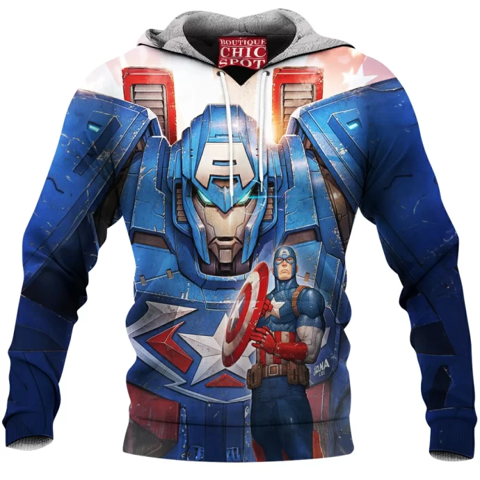 Captain America Fleece Hoodie