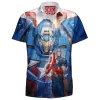 Captain America Hawaiian-Shirt, Comic Hawaiian-Shirt