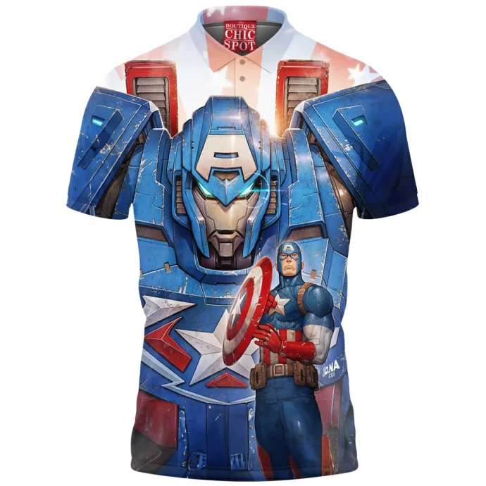 Captain America Polo Shirt