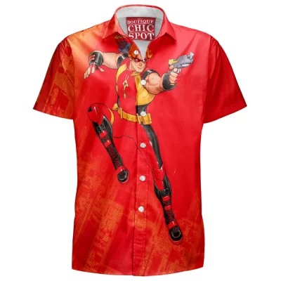Comic Hawaiian-Shirt, Roy Harper Hawaiian-Shirt
