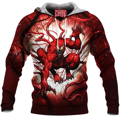 Carnage Fleece-Hoodie, Comic Fleece-Hoodie