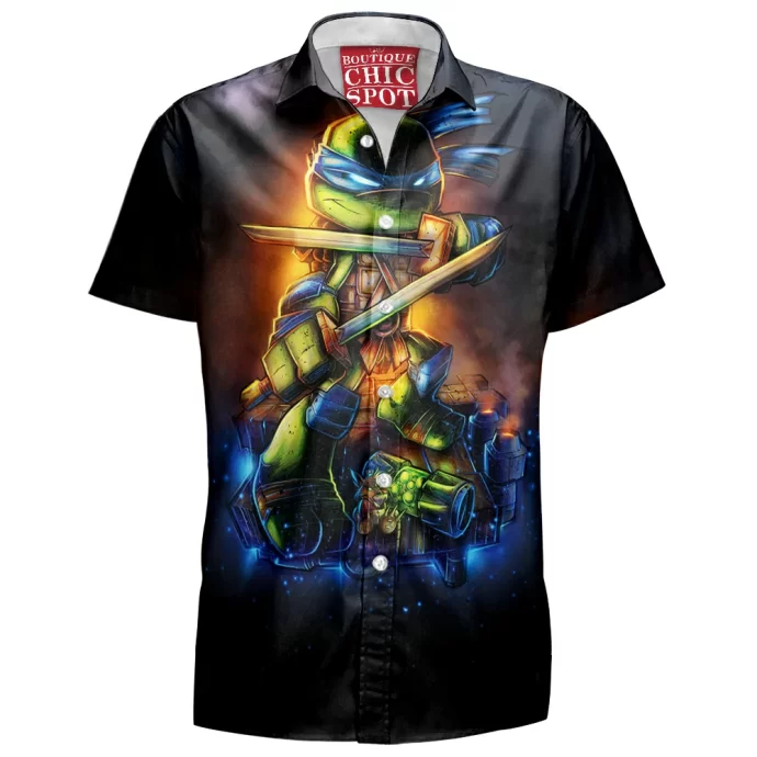 Leonardo TMNT Hawaiian Shirt