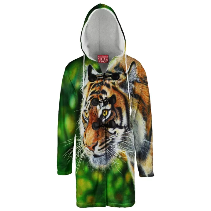 Tiger Hooded Cloak Coat