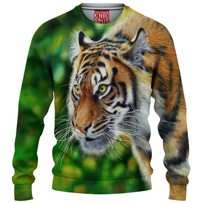 Tiger Knitted Sweater