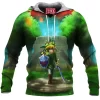 Game Fleece-Hoodie, The Legend of Zelda Fleece-Hoodie, Zelda Link Fleece-Hoodie