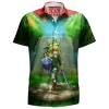 Game Hawaiian-Shirt, The Legend of Zelda Hawaiian-Shirt, Zelda Link Hawaiian-Shirt