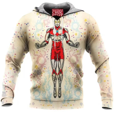Anime Fleece-Hoodie, Ultraman Fleece-Hoodie