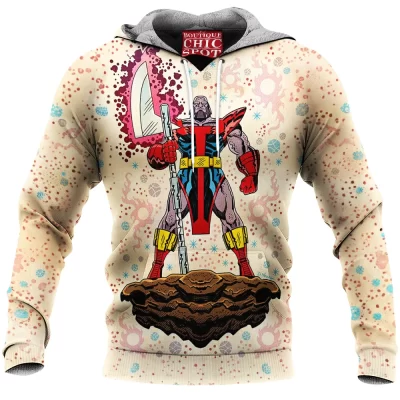 Comic Fleece-Hoodie, Terrax Fleece-Hoodie
