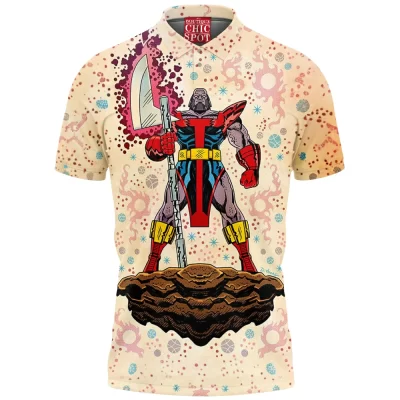 Comic Polo Shirt, Terrax Polo Shirt