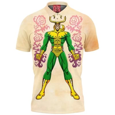 Comic Polo Shirt, Loki Polo Shirt