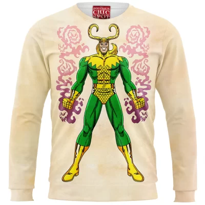 Comic Zip Sweatshirt, Loki Zip Sweatshirt
