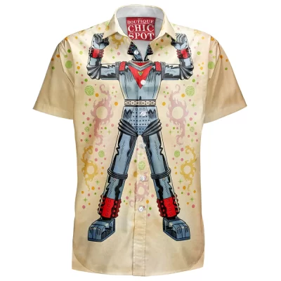 Anime Hawaiian-Shirt, The Space Giants Hawaiian-Shirt
