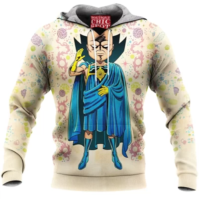 Comic Fleece-Hoodie, Uatu Fleece-Hoodie, Watcher Fleece-Hoodie