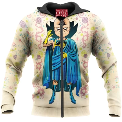 Comic Zip-Hoodie, Uatu Zip-Hoodie, Watcher Zip-Hoodie