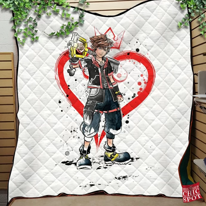 Kingdom Hearts Quilt Blanket