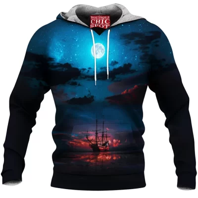 Abstract Fleece-Hoodie