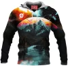 Abstract Fleece-Hoodie