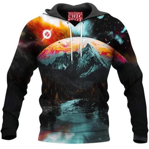 Alone with the mountains Hoodie