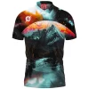 Abstract Polo Shirt