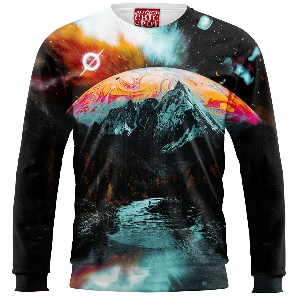 Landscape Sweatshirt, Abstract Sweatshirt 1 N HUY Boutique 10201 Sweatshirt