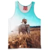 Lion Tank-Top, Elephant Tank-Top
