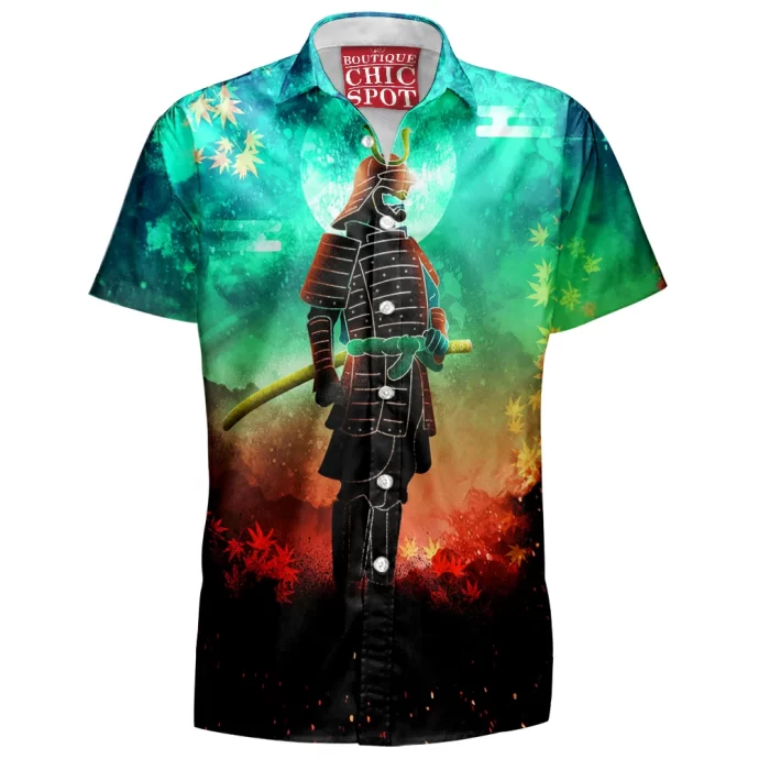 Autumn Samurai Hawaiian Shirt