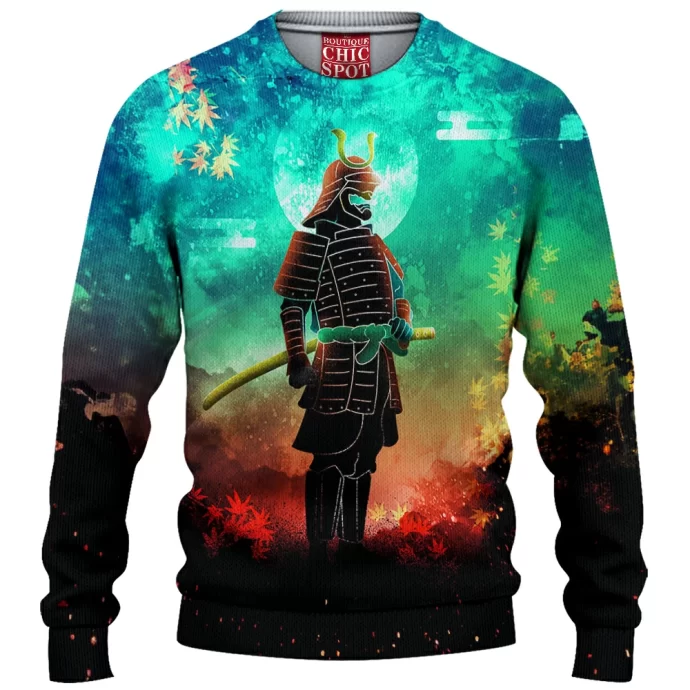 Autumn Samurai Knitted Sweater