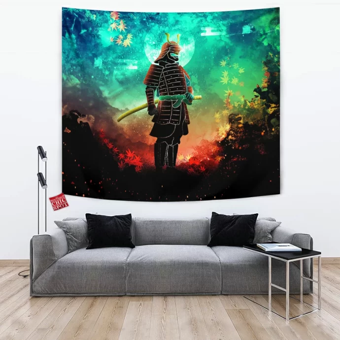 Autumn Samurai Tapestry