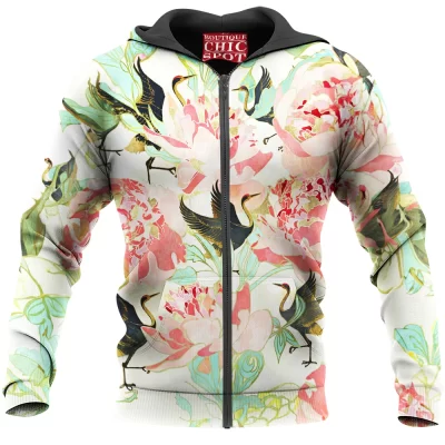 Crane Zip-Hoodie