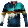 Abstract Fleece-Hoodie