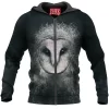 Owl Zip-Hoodie