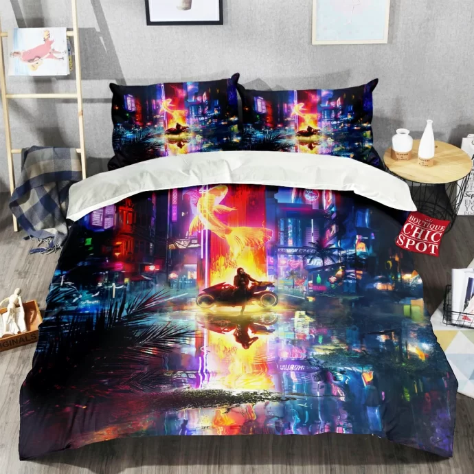 Cyberpunk Reflection Bedding Set