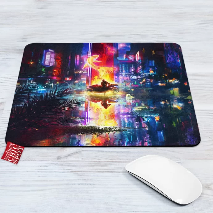 Cyberpunk Reflection Mouse Pad