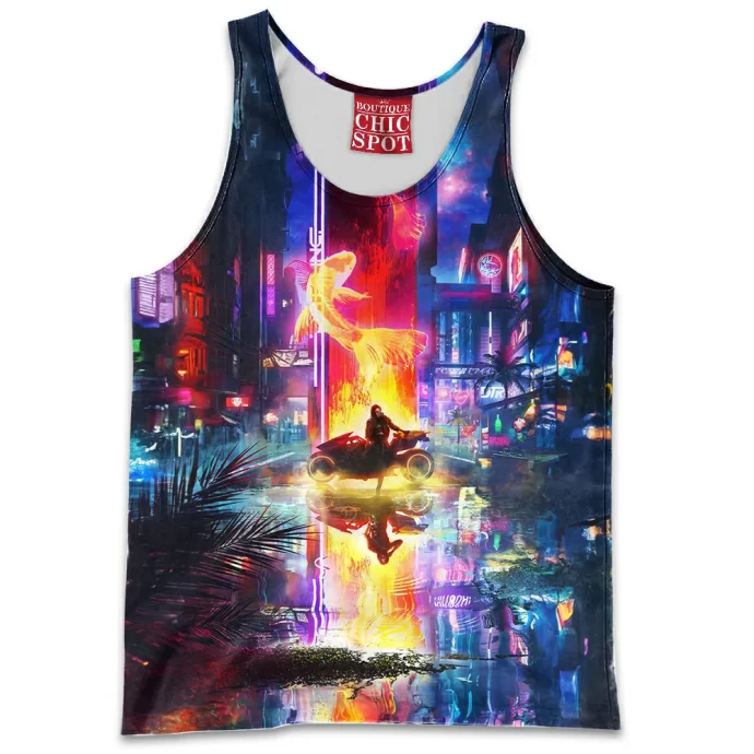 Cyberpunk Reflection Tank Top