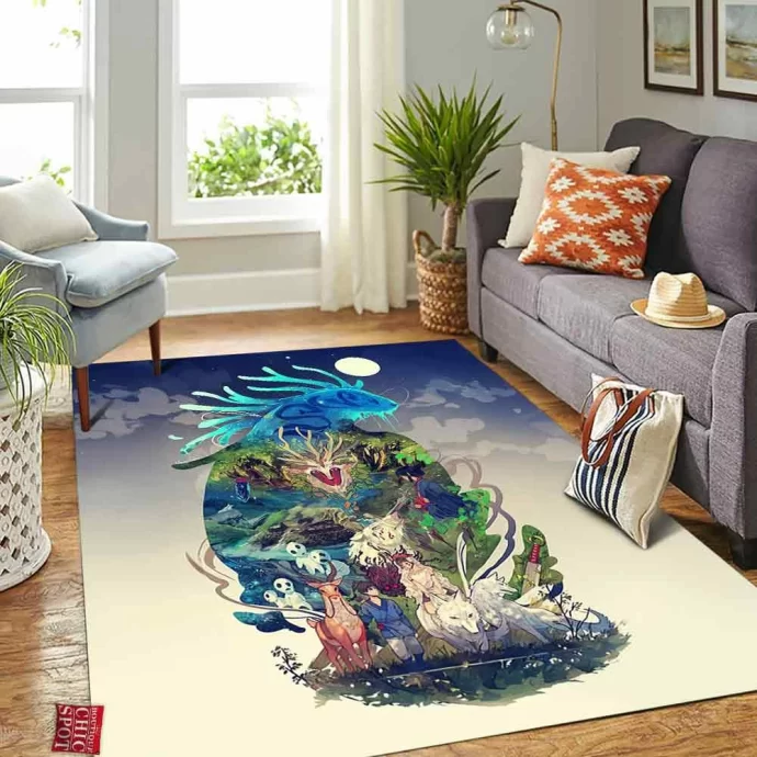 Studio Ghibli Rectangle Rug