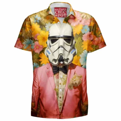 Sci-Fi Hawaiian-Shirt, Star Wars Hawaiian-Shirt, Stormtrooper Hawaiian-Shirt