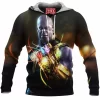 Comic Fleece-Hoodie, Thanos Fleece-Hoodie
