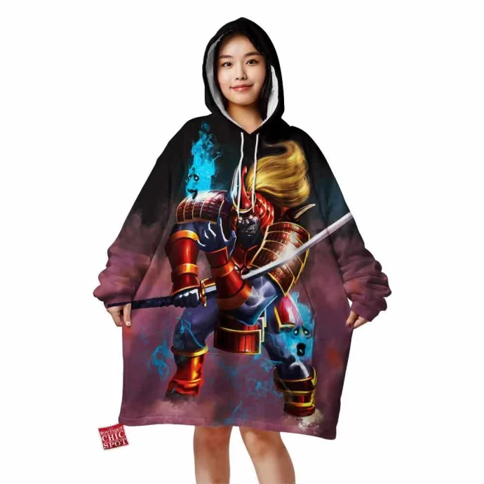 Ghost Samurai Blanket Hoodie