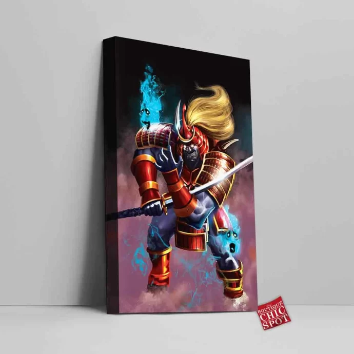 Ghost Samurai Canvas Wall Art