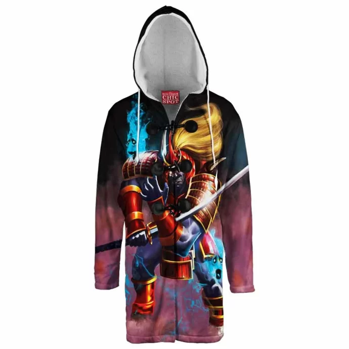 Ghost Samurai Hooded Cloak Coat